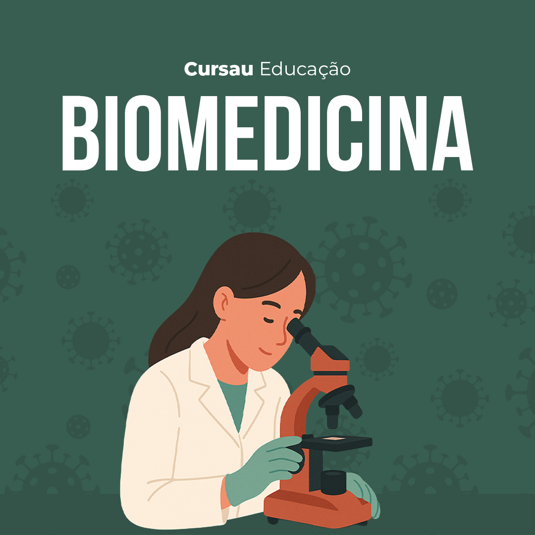 Flashcard Biomedicina por Cursau Educação